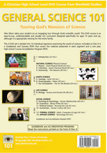 Load image into Gallery viewer, General Science 101: 4-DVD High-School Level Science Course