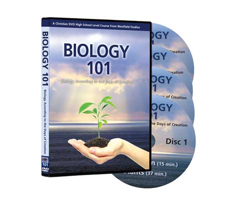 Biology 101 Series, 4 DVD Set - Complete Year of Science for High