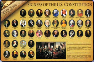 Signers of the Constitution Placemat