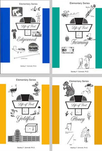 Life of Fred:  Elementary Set 2 - Edgewood, Farming, Goldfish, Honey (Books #5-8)