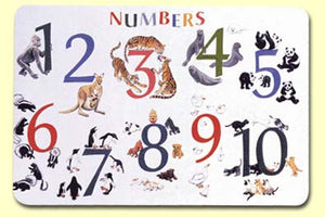 Numbers with Animals Placemat