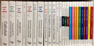 Life of Fred Math: K-12 Complete 25 Book Set