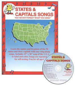 States and Capitals Songs, Book and CD