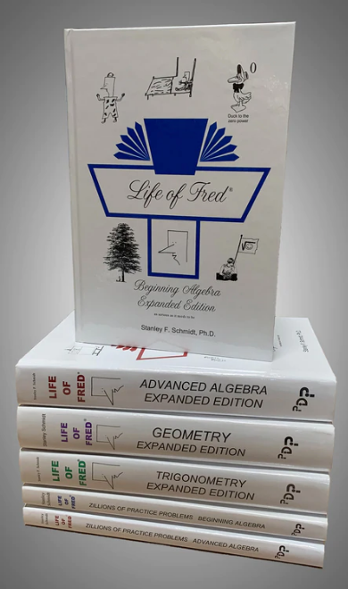 Life of Fred: High School Set (6 books)