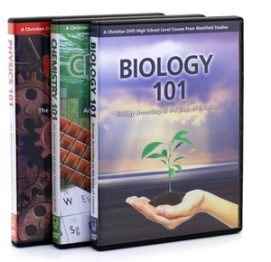 High School Science DVD Complete Courses:  Biology, Chemistry, Physics